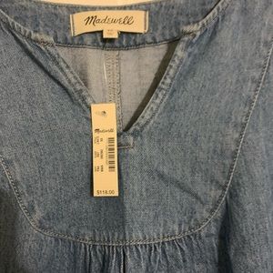 MADEWELL DENIM DRESS NWT